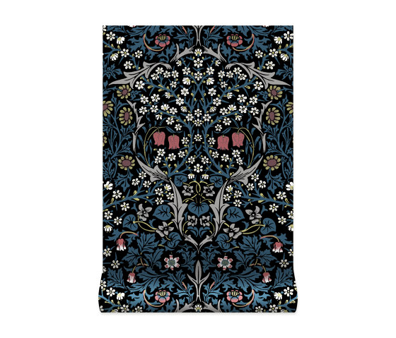 BLACKTHORN Wallpaper - Teal | Wandbeläge / Tapeten | House of Hackney