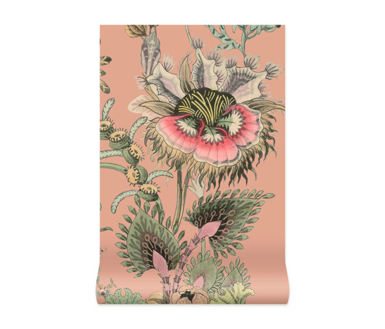 FLORAFANTASIA Wallpaper - Bisque Pink | Revêtements muraux / papiers peint | House of Hackney