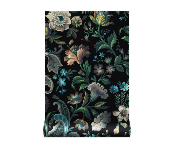 FLORIKA Wallpaper - Onyx | Revêtements muraux / papiers peint | House of Hackney