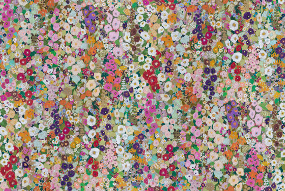 HOLLYHOCKS Wallpaper - Spring | Wall coverings / wallpapers | House of Hackney