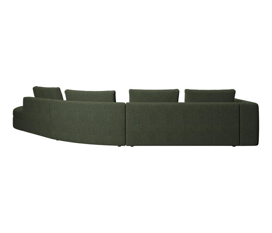 Bergamo sofa with round lounging unit | Canapés | BoConcept