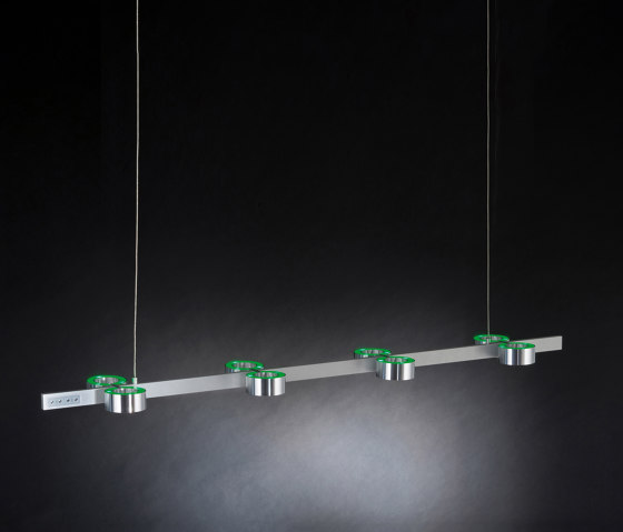Tisua Line | Dolorinua 1200 Colored ambience light | Lámparas de suspensión | Klaus Sigllicht