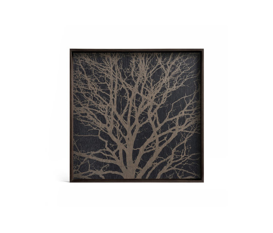 Classic tray collection | Black Tree wooden tray - square - S | Bandejas | Ethnicraft