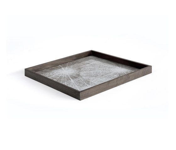 Classic tray collection | White Slices wooden tray - square - S | Plateaux | Ethnicraft