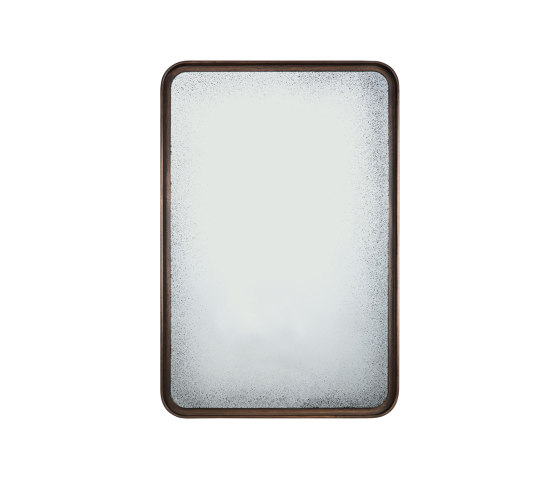 Edge | Clear wall mirror - medium aged - mahogany | Mirrors | Ethnicraft