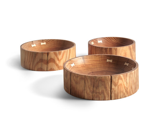 Bowls & Boards | Natural pine bowls - set of 3 | Bols | Ethnicraft