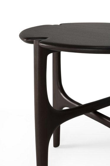 PI | Mahogany dark brown side table - varnished | Tavolini alti | Ethnicraft