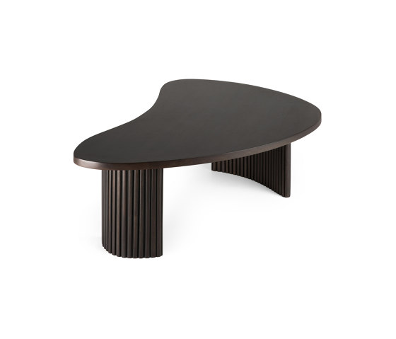 Boomerang | Mahogany dark brown coffee table - varnished | Tables basses | Ethnicraft