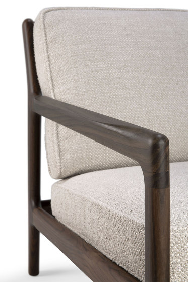 Jack | Rosewood lounge chair - ivory - varnished | Sessel | Ethnicraft