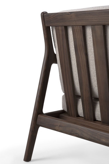 Jack | Rosewood lounge chair - ivory - varnished | Sessel | Ethnicraft