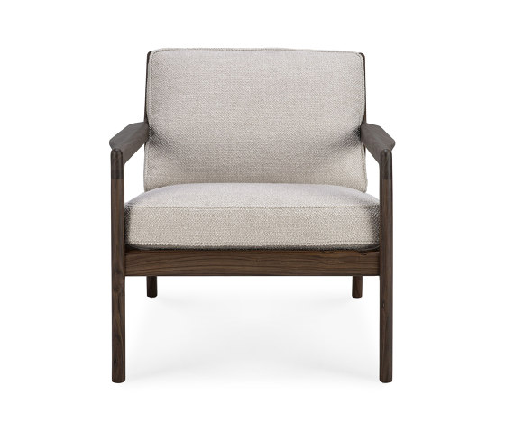 Jack | Rosewood lounge chair - ivory - varnished | Poltrone | Ethnicraft