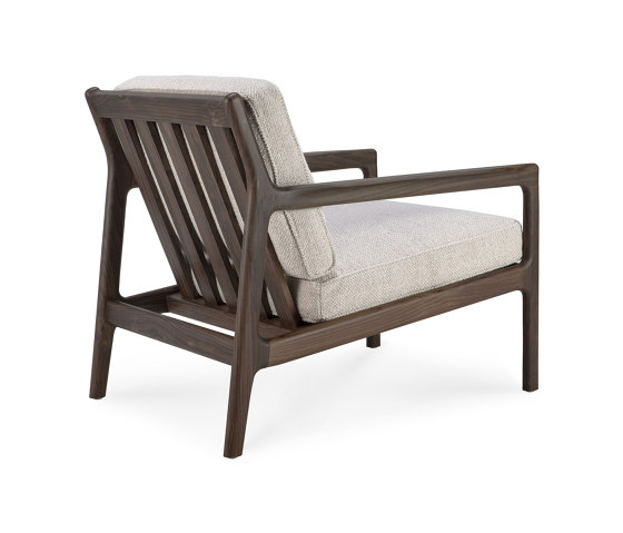 Jack | Rosewood lounge chair - ivory - varnished | Fauteuils | Ethnicraft