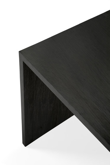 U | Oak black desk - varnished | Desks | Ethnicraft