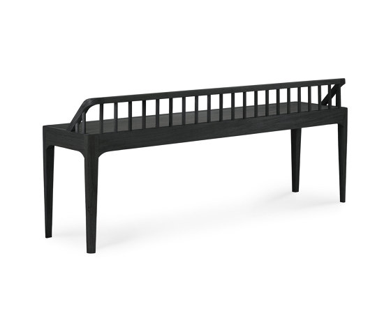 Spindle | Oak black bench - varnished | Sitzbänke | Ethnicraft
