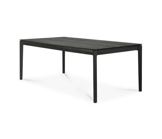 Bok | Oak black extendable dining table - varnished | Tables de repas | Ethnicraft