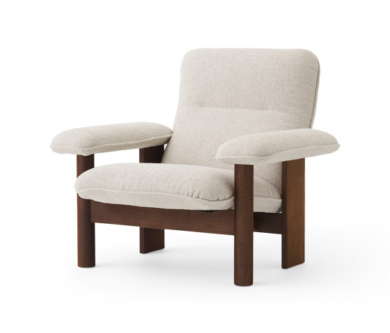Brasilia Lounge Chair | Dark Stained Oak | Moss 011 | Poltrone | Audo Copenhagen