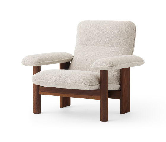 Brasilia Lounge Chair | Walnut | Moss 011 | Fauteuils | Audo Copenhagen