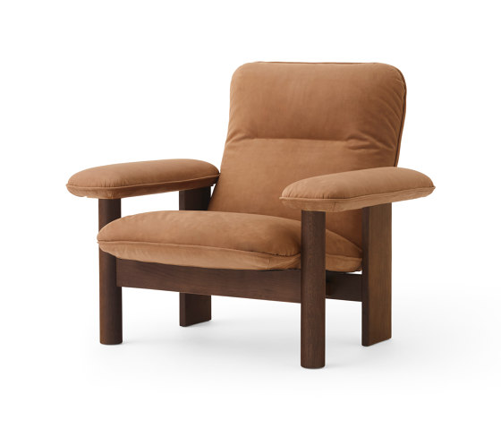 Brasilia Lounge Chair | Dark Stained Oak | Dunes 21004 | Poltrone | Audo Copenhagen