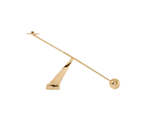 Interconnect Candle Holder | Polished Brass | Bougeoirs | Audo Copenhagen