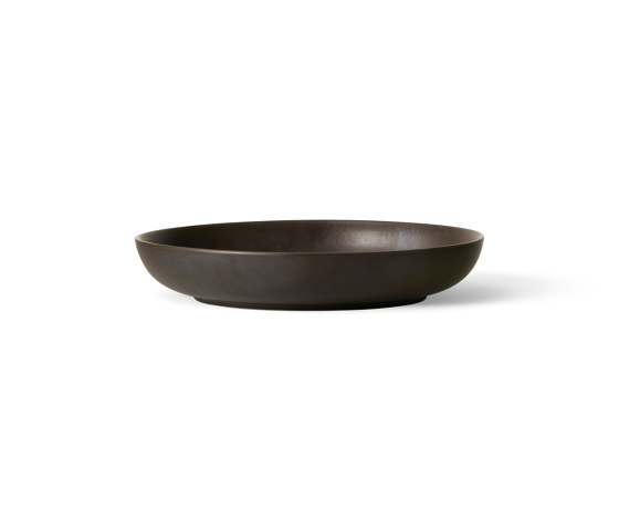 New Norm Dinnerware | Plate | Dark Glazed | Dessous de verres / plats | Audo Copenhagen