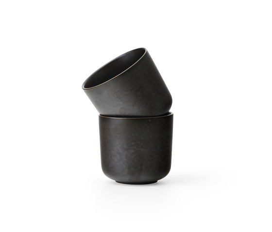 New Norm Dinnerware | Cup | Dark Glazed | Glasses | Audo Copenhagen