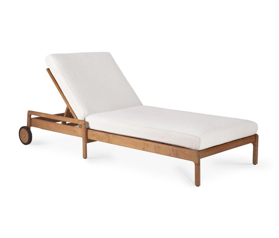 Jack | cushion - teak outdoor adjustable lounger | Cuscini sedute | Ethnicraft