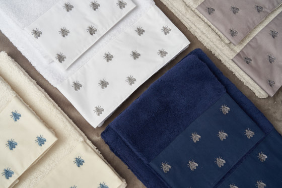 Api percalle Metallic embroidery Towel set | Serviettes de toilettes | Mastro Raphael