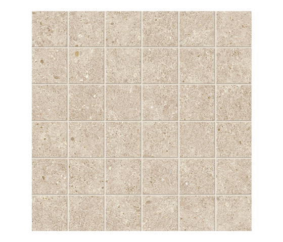 Boost Stone Cream Mosaico 30x30 | Carrelage céramique | Atlas Concorde