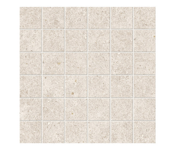 Boost Stone White Mosaico 30x30 | Carrelage céramique | Atlas Concorde