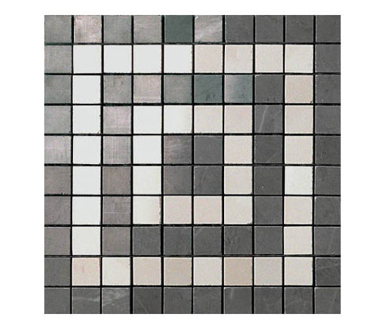 Marvel Grey Moon Angolo Mosaico 18,5x18,5 | Piastrelle ceramica | Atlas Concorde
