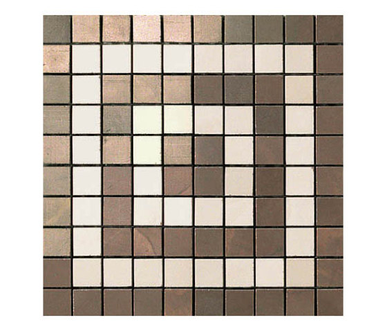 Marvel Bronze Champagne Angolo Mosaico 18,5x18,5 | Ceramic tiles | Atlas Concorde