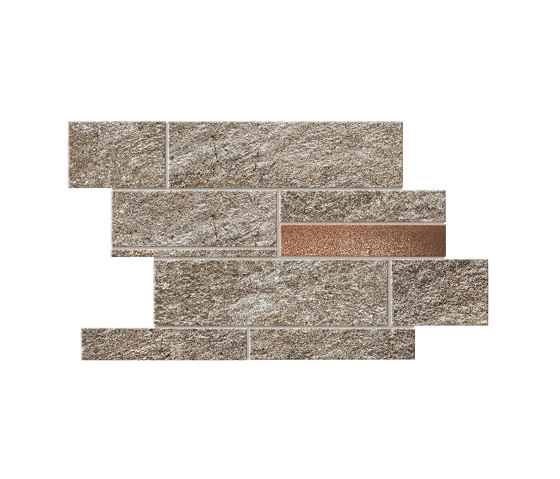 Norde Piombo Brick Corten 27,8x39 Matt | Piastrelle ceramica | Atlas Concorde