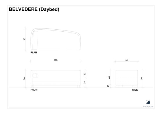 Belvedere | Day bed | Sofás | Softicated