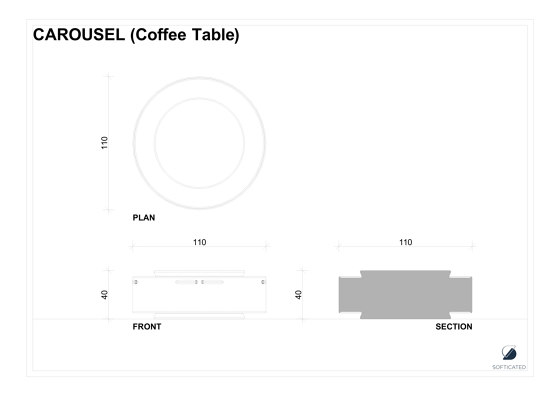 Carousel | Coffee Table | Mesas de centro | Softicated