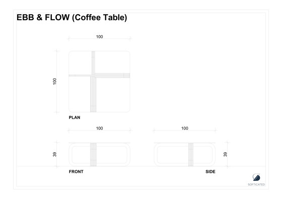 Ebb & Flow | Coffee table | Mesas de centro | Softicated