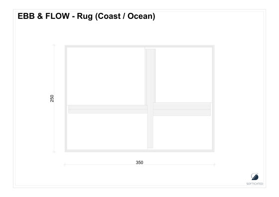 Ebb & Flow | Rectangular Rug (Coast) | Tappeti / Tappeti design | Softicated