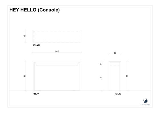 Hey Hello | Console | Mesas consola | Softicated
