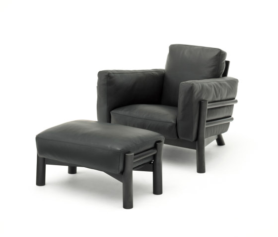Castor Sofa 1-Seater Leather | Poltrone | Karimoku New Standard
