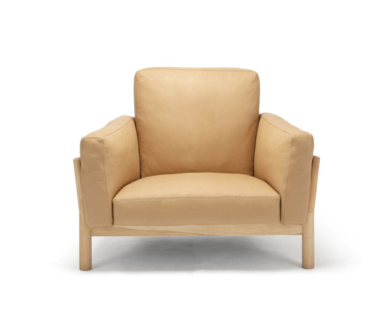 Castor Sofa 1-Seater Leather | Armchairs | Karimoku New Standard