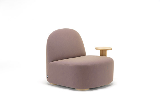 Polar Lounge Chair L with Side Table Left | Sessel | Karimoku New Standard