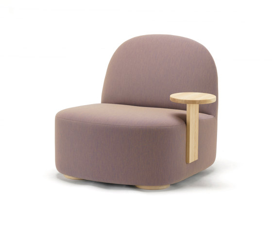 Polar Lounge Chair L with Side Table Left | Sessel | Karimoku New Standard