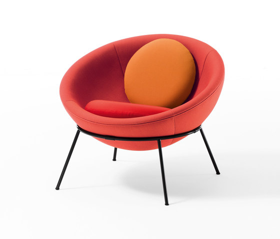 Bardi's Bowl Chair | Orange Nuance | Armchairs | Arper