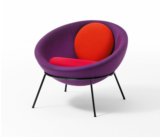 Bardi's Bowl Chair - Viola Nuance | Poltrone | Arper