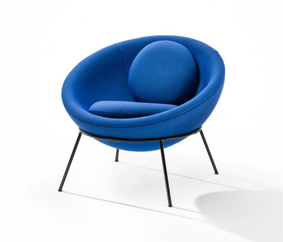 Bardi's Bowl Chair | Shiny Blue | Fauteuils | Arper