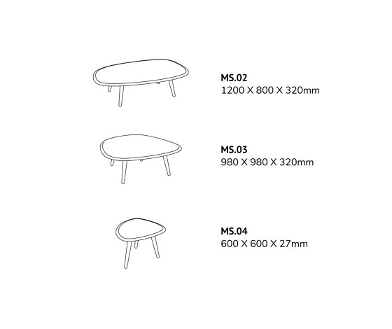 Fiume | Tables and Console Tables | Coffee tables | Monitillo 1980