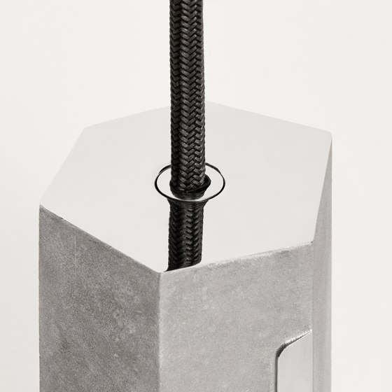 Basalt Nine Pendant in Stainless Steel | Lampade sospensione | Tala