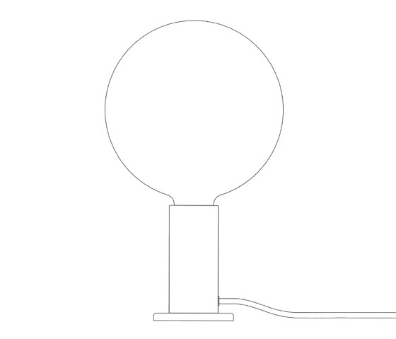 Knuckle Table Lamp Oak with Sphere IV Bulb EU | Lámparas de sobremesa | Tala
