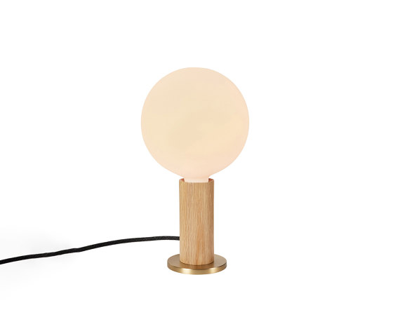 Knuckle Table Lamp Oak with Sphere IV Bulb EU | Tischleuchten | Tala