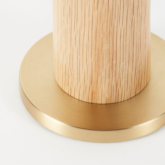 Knuckle Table Lamp Oak with Voronoi-I Bulb EU | Lámparas de sobremesa | Tala
