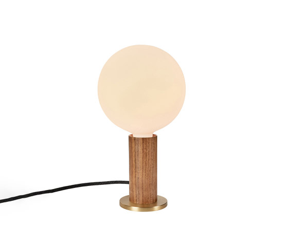 Walnut Knuckle Table Lamp with Sphere IV Bulb EU | Table lights | Tala